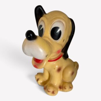 Vintage Pluto Piepspeelgoed Rubber 13cm