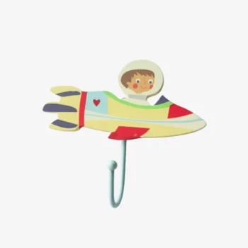 Kapstokhaakje Space Rocket Kinderkamer