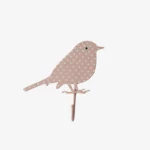 Kapstokhaakje Vogel Roze Kinderkamer
