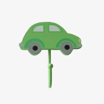 Kapstokhaakje Auto Groen Kinderkamer