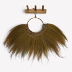 Tribal Grasvezel Wanddecoratie 80cm