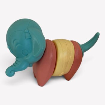 Tupperware Vintage Speelgoedolifant Decoratie 19x13 cm